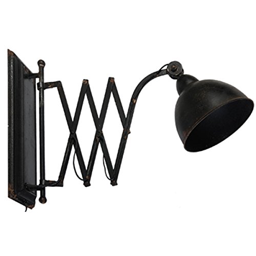 New Product A&B Home Arris Extension Wall Lamp, 7.7 x 18 x 15.8, Black