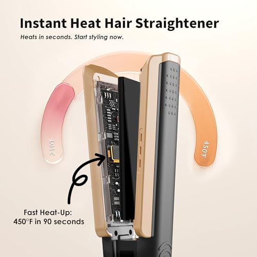 Plancha de Pelo Cerámica 1.75" Negra Dual Voltage miniatura 5
