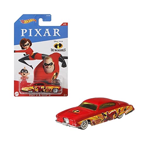 Hot Wheels Fish'd & Chip'd 1:64 Escala Rojo miniatura 5