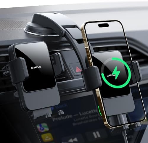 15W Auto Handyhalterung Mit MagSafe - Magnetisches Wireless Laden & 360° Drehung