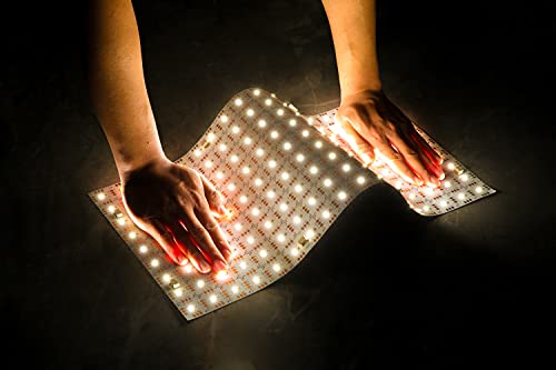 4PCS Soft LED Backlight Sheet 36W 2300k-6000k Warm and Cold Color Backlit Flexible cuttable19X9.5 inch for Translucent countertop Indoor by Minxue - Used condition - US$122.75