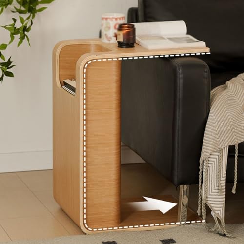 Table basse d'angle de salon pour optimiser le rangement des petits espaces - 3