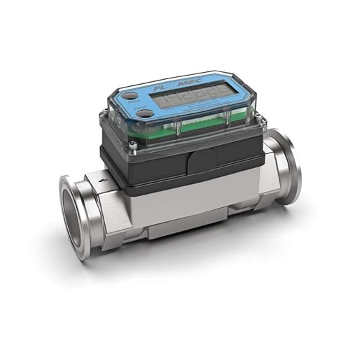 FLOMEC G2 Series, Turbine, High-Temperature Brew Meter, 1 Inch Pipe Size, 1-1/2 Inch Tri-Clamp Fitting G2S10TH9GMX