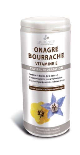 Les 3 Chenes Evening Primrose, Borage, Vitamin E - 150 Capsules by Les 3 Chnes