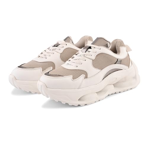 Image of Centrino Women's Sneakers |Strong Grip,Thick Laces,Cushioned Insoles | Lightweight Cool Colour Design & Stylish Look for Casual Wear,Travel,College & Everyday Use Outfits for Woman /Girls /Ladies(9346)