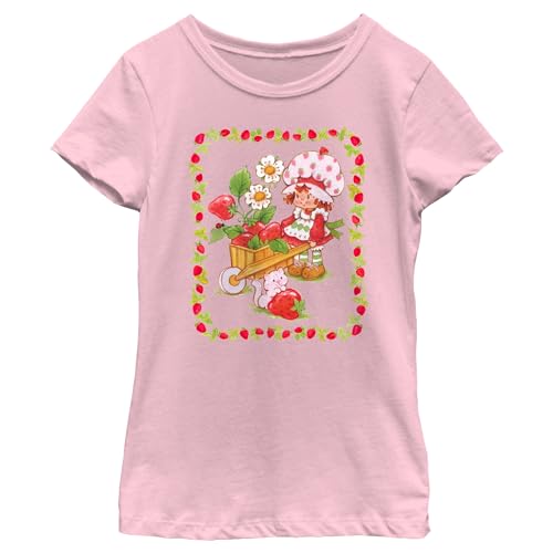 Fifth Sun Girl's Strawberry Shortcake Berry Wagon T-Shirt