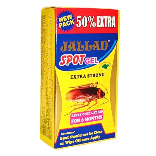 JALLAD SPOT GEL Anti Cockroach Pest Control Gel (Multicolour, 10 Grams extra 5 grams 15g ), Pack of 1