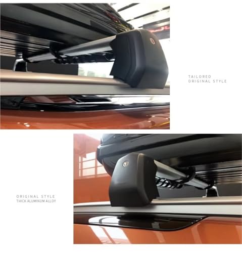Barras de techo para Land Rover Discovery 5 2017-2025 rieles de equipaje negros 5