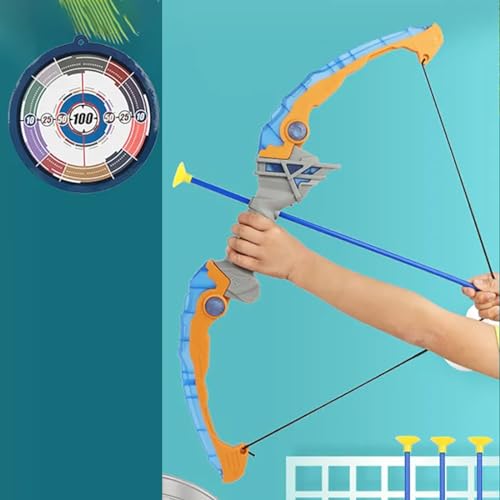 Sobeber 61CM Kids Archery Bow and Arrow Set, LED Light Up Archery Set Includes 1 Bow and 3 Suction Arrows and 1 Target, Safe Indoor/Outdoor Toy for Boys and Girls Ages 6+ Years - Image 4