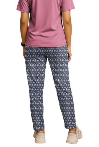 Image of TIRUPUR GUIDEFASHION Women's Cotton Printed Pyjama Black