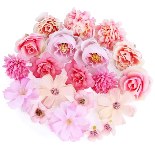 GUOSIYAO Fleurs Artificielles Deco Têtes De Fleurs Fleur...