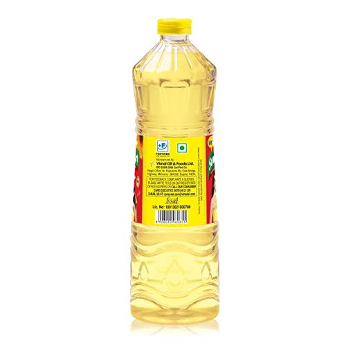 Image of Vimal Sunhart Sunflower Oil: Refined for Optimal Nutrition | Healthy Cooking Oil for All Your Culinary Needs | 1L