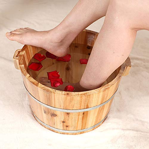 Bañera de pies de madera pino para pedicura y spa miniatura 2