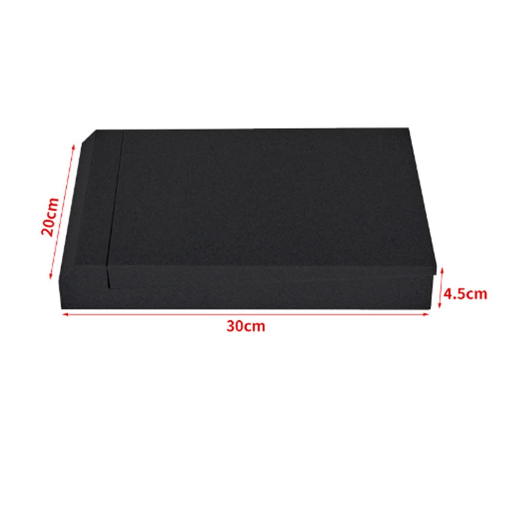 Lautsprecher Isolationspads，Studio Monitor Isolation Pads，Hochdichter Akustikschaum，Passend für die Meisten Lautsprecherständer