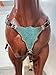 Argentina Cow Leather One Ear Headstall Bridle Breast Collar Set - Decorated with Teal Alligator and Copper Studs, for Horses