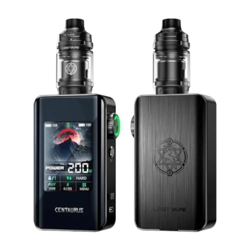 Lost Vape Centaurus BT200 Kit Électronique – Box Mod Puissant 200W Double 18650 – Écran TFT 0.96
