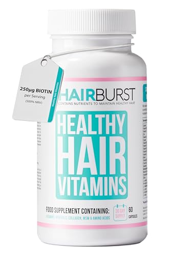 HAIR BURST Biotin Hair Growth Vitamins with Added Selenium & Zinc - Multi-Vitamin Benefits, Enhanced with 23 Vitamins & Minerals to Support Overall Health - 30 Day Supply