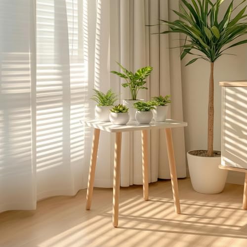 FORAOFUR Nursery Side Table, Small End Table Accent Table Living Room Balcony Office, Modern Side Bedside Home Decor, for Small Spaces, Easy Assembly