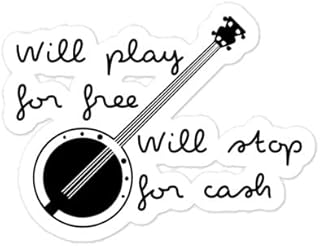 Teegarb Hilarious Will Play for Free Guitar Guitarist Musicians Fan Humorous Strumming