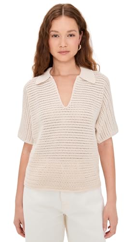 Faherty Women's Seacoast Crochet Polo