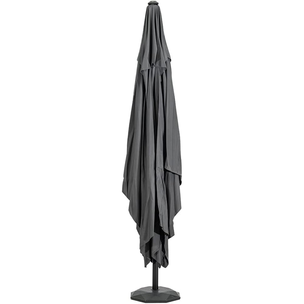 BAKAJI Ombrellone Rettangolare 3 x 4 Metri da Giardino con Palo Centrale in Metallo, Sistema Air Vent Anti Ribaltamento, Arredamento Esterno con 8 Ribs Stecche, Gazebo, Piscina, Terrazzo