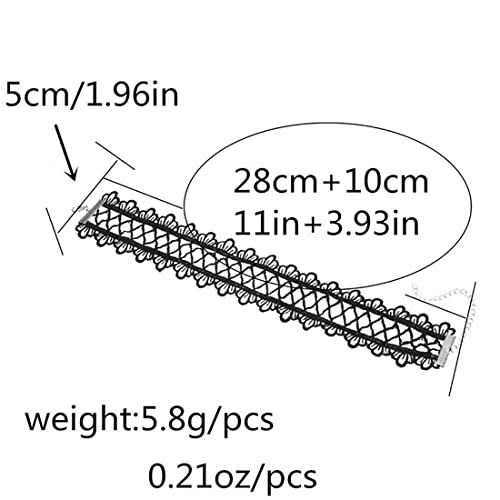 Prosy Halskette aus schwarzem Samt, gotisch, verstellbar, für Frauen und Mädchen