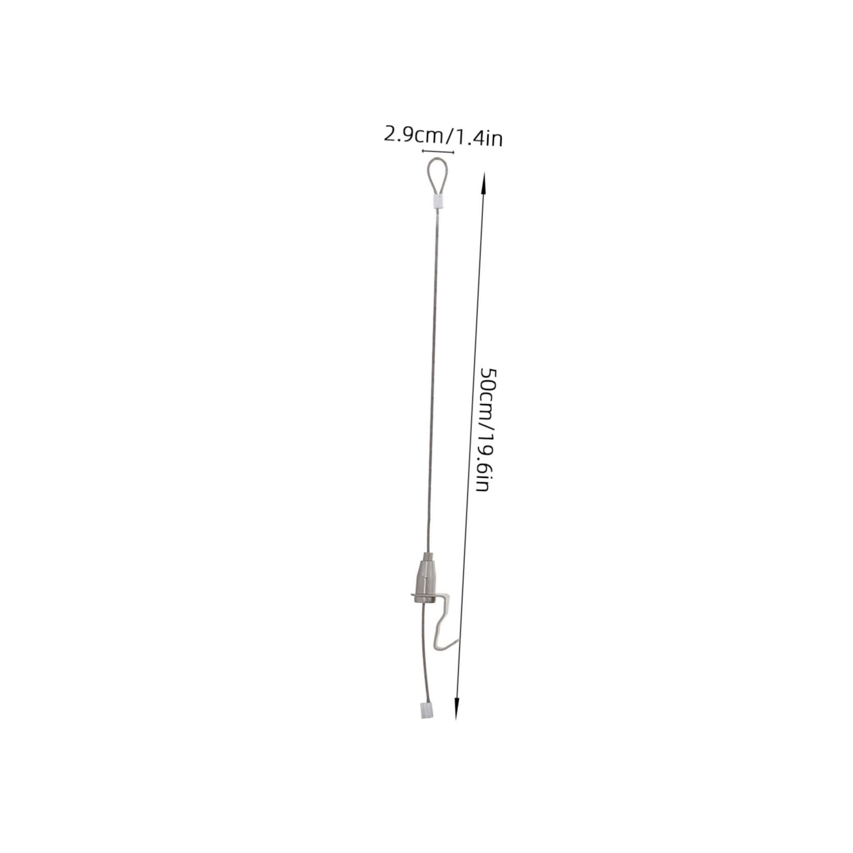 HEMOTON Kit 10 Set Ganci e Corde in Acciaio Inossidabile per Appendere Quadri Regolabili e Facili da Installare per Decorazioni da Parete in Casa e Gallerie Pubbliche