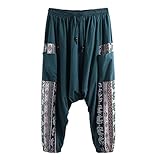 【Abbinamento】 È perfetto da indossare con camicette, camicie, pantaloni Lunghi per un quotidiano casual. Pantaloni Si adattano perfettamente a uomini e donne grazie alle fasce elastiche superiori e inferiori.