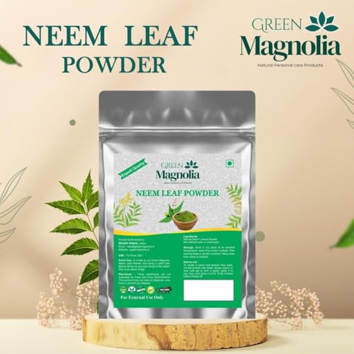 Image of Neem Leaf Powder for Face & Skin Natural & Chemical-Free Herbal Neem Powder Help in Tan Removal Clear-Looking Skin & Face Packs (50gm)