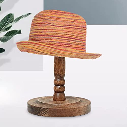 Support de table pour chapeaux en bois noble au design épuré