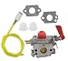 Carburetor For Poulan VS-2 BVM200FE Leaf Blower Zama C1U-W43 Craftsman Weedeater Poulan trimmer Poulan# 545081857