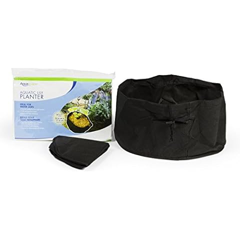 Aquascape Aquatic Lily Plant Pots for Pond and Water Garden, 14-inch x 7-inch, Black, 2-Pack | 98929 Cover