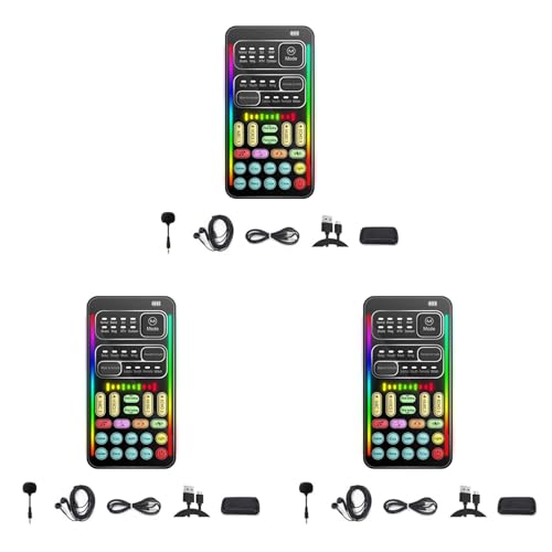 Changeur de voix live et carte son bluetooth de streaming pour podcast sur smartphone