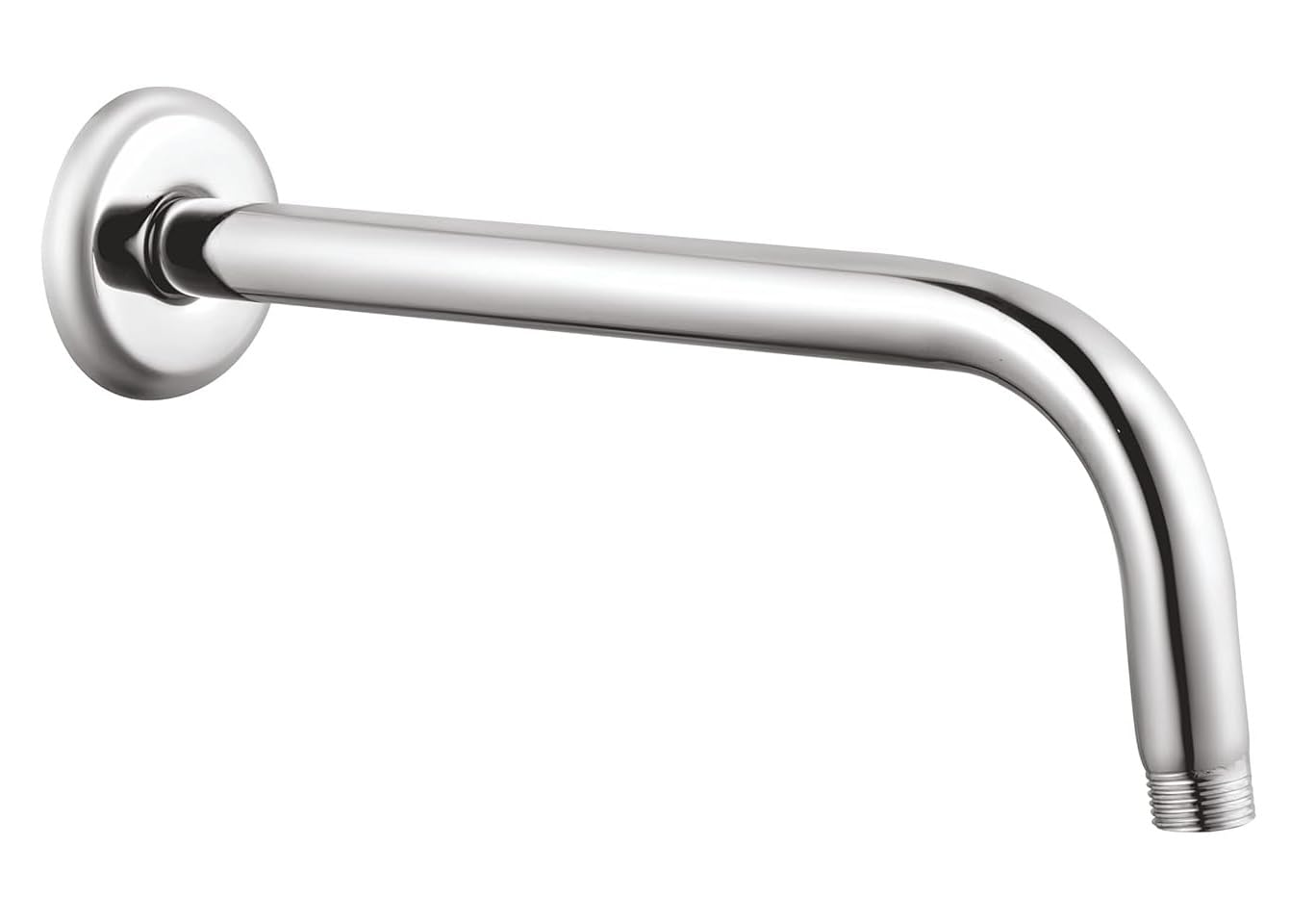 PEFKO PFK023 Stainless Steel Square Shower Arm with Wall Flange For Over Head Wall Shower (SILVER, 18 INCH) (B0DCBRRF45) Amazon Price History, Amazon Price Tracker
