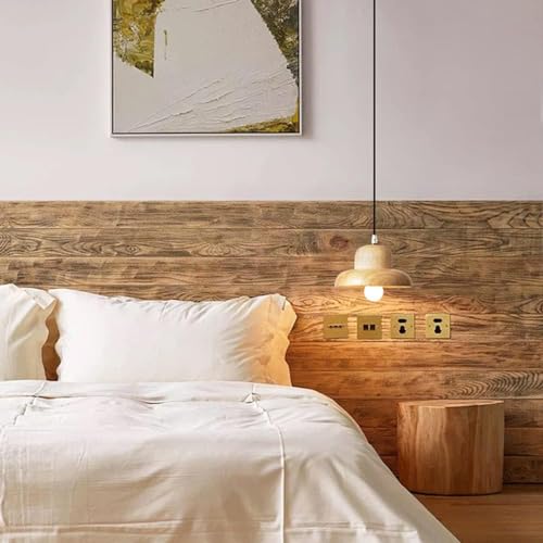 Chandelier en Bois E27 Plafond rétro pour chambre moderne