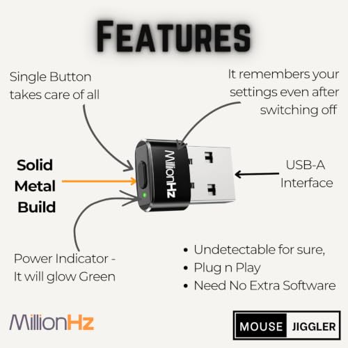 Image of Mouse Jiggler - Undetectable for Sure (USB-A only)