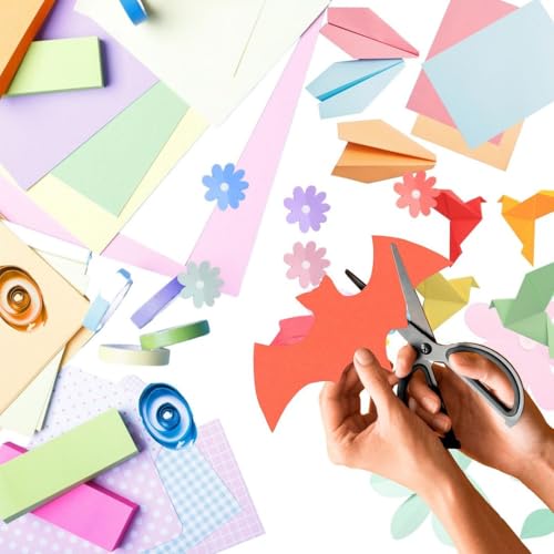 Image of CVANU Premium A4 Color Paper Sheets Okaya Orange 120 GSM Color Art Papers for Kids DIY Arts and Crafts| Scrapbooking| Card Making (Pack of 75)