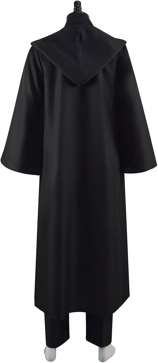 Miniatura 4 de Disfraz para adultos túnica de caballero con capucha uniforme completo de jedi disfraz de hombre para Halloween cosplay atuendo con capa