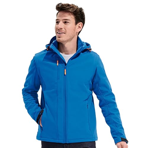 Veste softshell SOL'S 5XL bleu roi réglable contre le vent et le froid