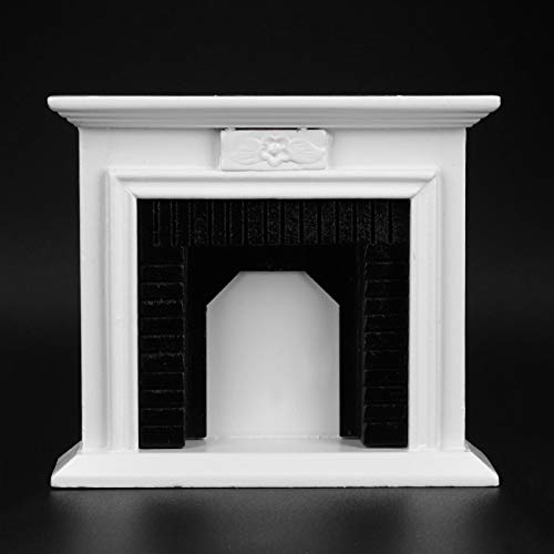 Sommergeschenk Puppenhaus Zubehör, großzügiger Puppenhaus Kamin, Holz Schöne gut gestaltete Mädchen Playmates Freunde… – Bild 4