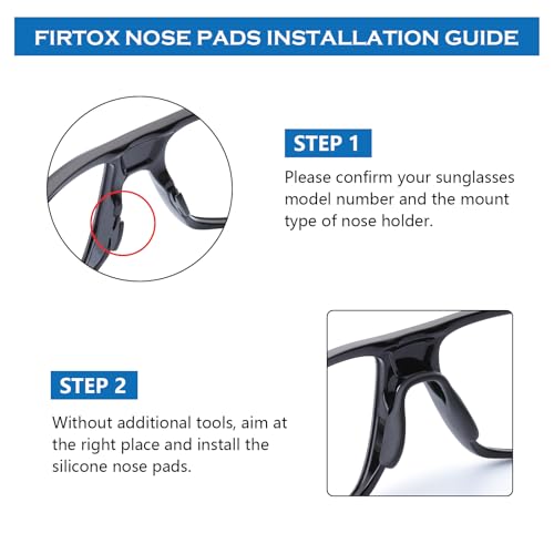 Replacement Nosepieces Nose Pads for Oakley Crossrange | Crossrange R | Shield | Crossrange Asian Fit Sunglass - Options4