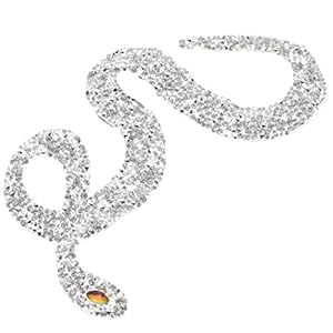 BEBEMOKO Schlangen Paillettenband Aufnäher