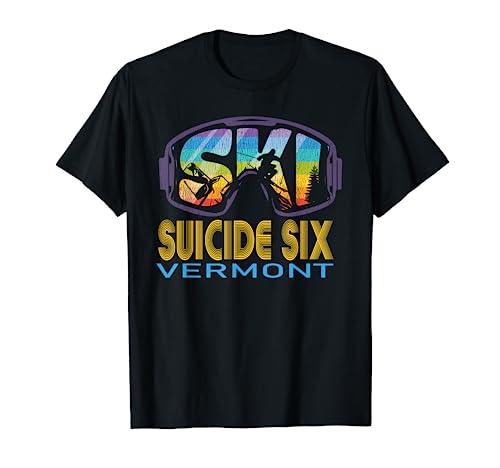 Ski Suicide Six Vermont Skiing Vacation T-Shirt