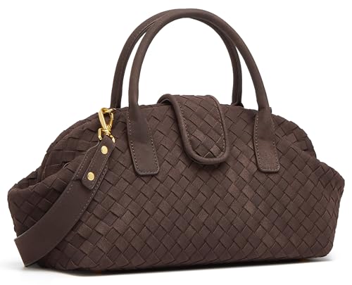 Bolso Tote tejido de ante para mujer miniatura 2