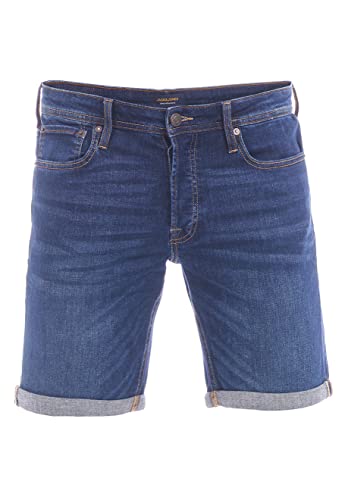 JACK & JONES Herren Jeans Short JJIRICK Regular Fit Kurze Männer Basic...