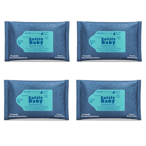 240Un Lenço Umedecido Baby Softly - Suave, Hipoaergênico e Ideal ...