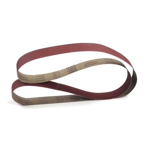 Sanding Belts 2'' x 82'', 7-Pack Aluminium Oxide Abrasive Bands 60-320 Grit, for Wood Metal Plastic Leather Polishing