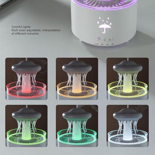 Difusor aromático eléctrico con tanque 300 ml y luz nocturna miniatura 3