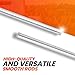 AR-PRO (2-Pack) 1/2”x 36” Zinc Plated Steel Rods Designed for Use as an Axle Shaft on Hand Trucks Dollies Wagons 4005BC Wheelbarrows
