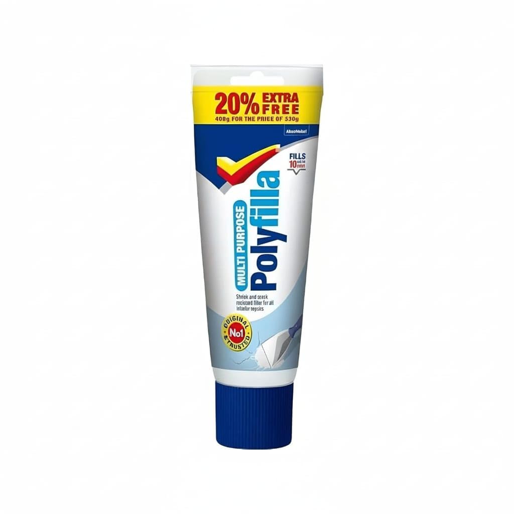HOCHSTE® Multi Purpose Ready Mixed Filler, Quick-Drying & Easy-To-Apply Formula, DIY Enthusiasts, Ensure Long-Lasting, Crack-Free Finishes, Interior And Exterior Use, (White, 330g)